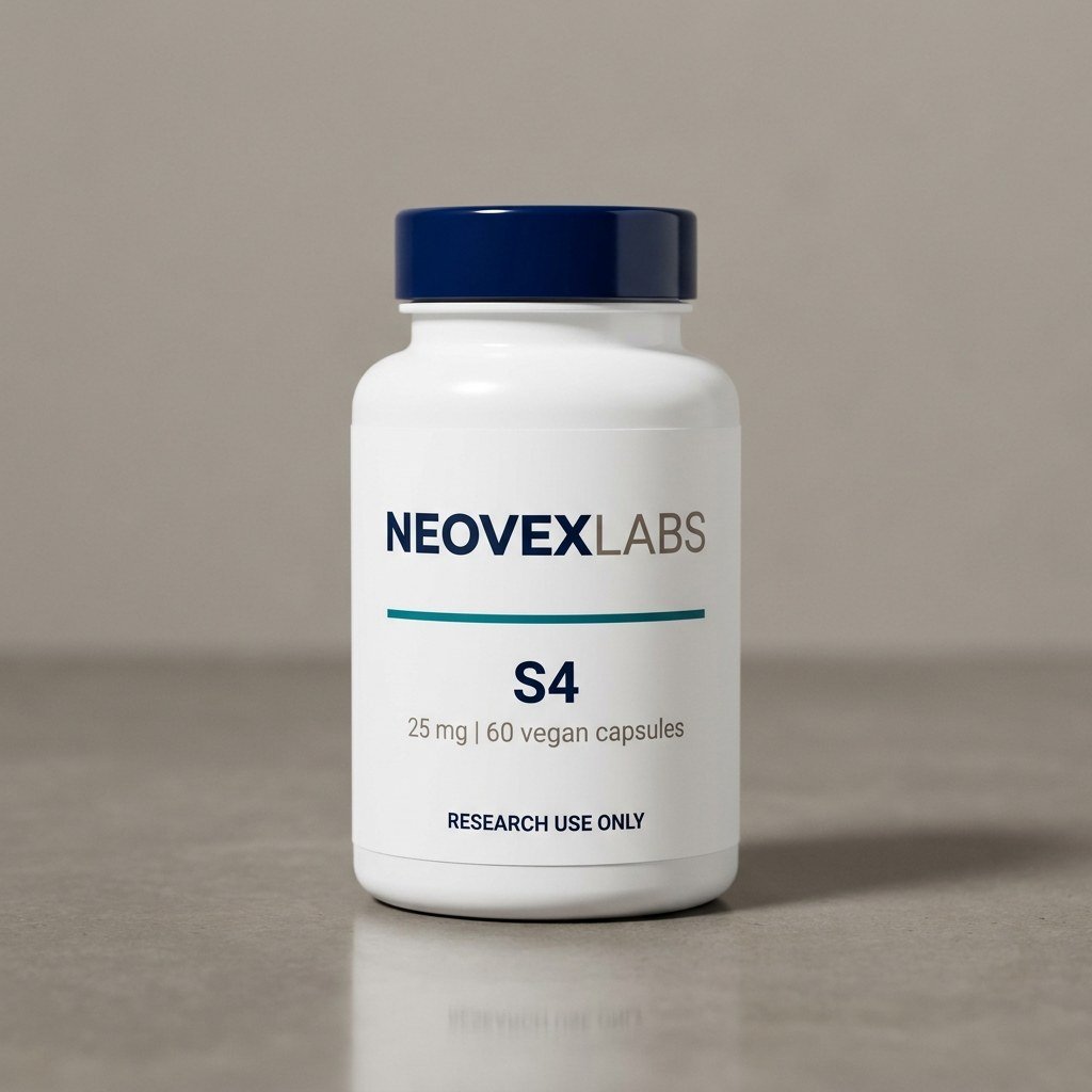 S4 Vegan Capsules — 25 mg (60 ct)